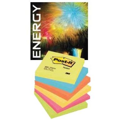 Notite autoadezive Post-it culori neon, 76x76mm - Pret/set