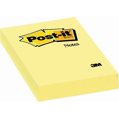 Notite autoadezive Post-it, 51 x 76 mm, 100 file, galben - Pret/buc