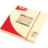 Apli Notite adezive Apli, 40 x 50mm, 300 file, galben pastel - Pret/buc