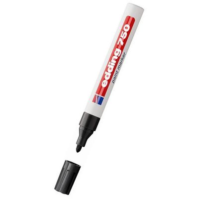 Paint marker Edding 750, varf rotund, 2 - 4 mm, negru - Pret/buc