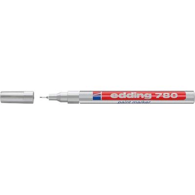 Paint marker Edding 780, 0.8 mm, argintiu - Pret/buc