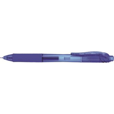 Roller gel Pentel EnergelX, varf metalic 0.5 mm, albastru - Pret/buc