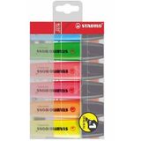 Stabilo Textmarker Stabilo Boss, varf retezat 2 - 5 mm, 6 bucati/set - Pret/set