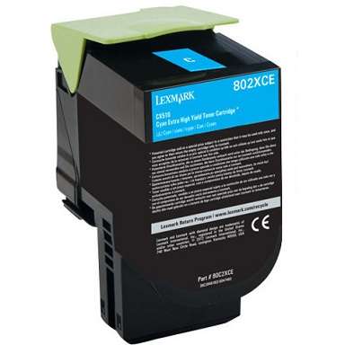 Toner imprimanta Lexmark 702CE Cyan Corporate Cartridge (1K) for CS310 / 410 / 510