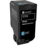 Lexmark Cyan Corporate Cartridge, cod 74C20CE, compatibil cu CS720, CS725, CX725, capacitate 3 k pag