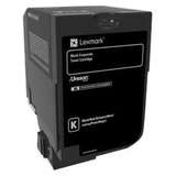 Lexmark Black Corporate Cartridge, cod 74C20KE, compatibil cu CS720, CS725, CX725, capacitate 3 k pag