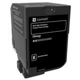 Lexmark Black High Yield Return Programme Cartridge, cod 74C2HK0, compatibil cu CS720, CS725, CX725, capacitate 20 k pag