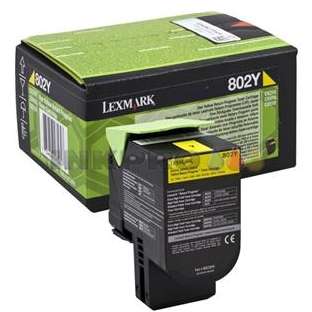 Toner imprimanta Lexmark 802YE Yellow Corporate Cartridge (1k) for CX310 / 410 / 510