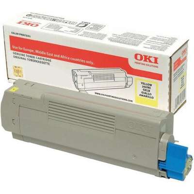 Toner imprimanta OKI yellow TONER-MC873 cod 45862814; compatibil cu MC873, capacitate 10k pag
