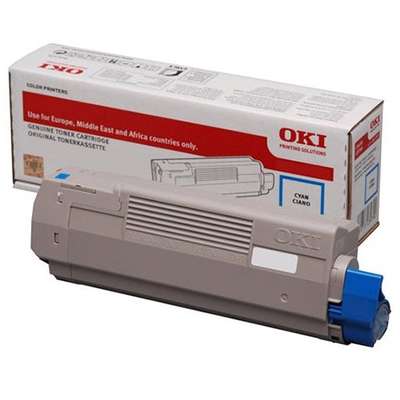 Toner imprimanta OKI cyan TONER-MC873 cod 45862816; compatibil cu MC873, capacitate 10k pag