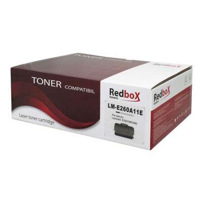 Toner imprimanta Redbox Compatibil E260A21E 3,5K LEXMARK E260