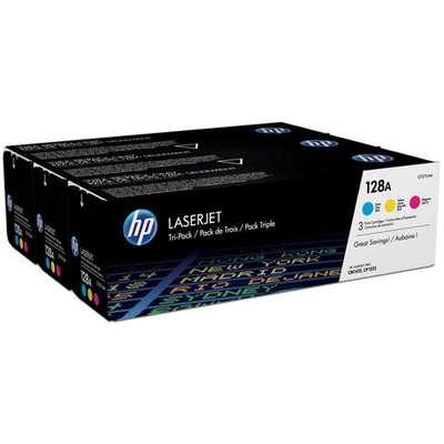 Toner imprimanta HP TRIPACK CMY CF371AM NR.128A CE321A/CE322A/CE323A ORIGINAL LASERJET CM1415FN