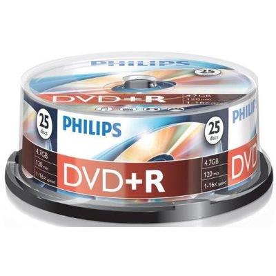 DVD+R 4.7GB (25 buc. Spindle, 16x)