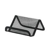 Q-CONNECT Suport metalic Mesh, pentru carti de vizita, Q-Connect - negru