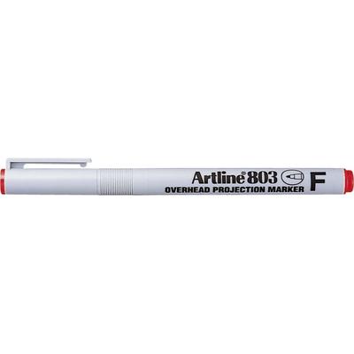 OHP Non-Permanent marker ARTLINE 803, varf fin - 0.5mm - rosu