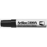 Artline Marker pentru tabla de scris ARTLINE 5100A, corp metalic, varf rotund 5.0mm - negru