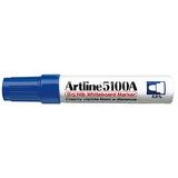 Artline Marker pentru tabla de scris ARTLINE 5100A, corp metalic, varf rotund 5.0mm - albastru