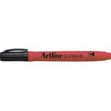 Artline Textmarker ARTLINE Supreme, varf tesit 1.0-4.0mm - rosu fluorescent