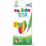 Carioca Creioane colorate, hexagonale, 12 culori/cutie, CARIOCA Tita
