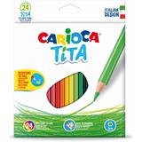 Carioca Creioane colorate, hexagonale, 24 culori/cutie, CARIOCA Tita