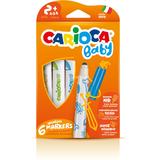 Carioca Carioca super lavabila,  6 culori/cutie, CARIOCA Baby +2