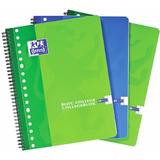 Oxford Caiet cu spirala A4, OXFORD School Collegebook, 90 file-90g/mp, 4 perf., coperta carton - mate