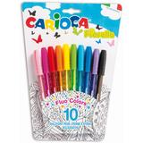 Carioca Pix cu cerneala fluorescenta, 10 buc/blister, CARIOCA Fiorella