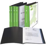 Q-CONNECT Dosar de prezentare personalizabil, cu  20 folii, A4, coperta rigida, Q-Connect - negru