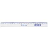 DONAU Rigla din plastic transparent, 20cm, DONAU
