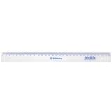 DONAU Rigla din plastic transparent, 30cm, DONAU