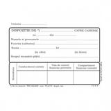 Formulare tipizate Dispozitie plata casierie, format A6, 100 coli/carnet