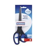 DONAU Foarfeca otel, ergonomica, 20cm, cu rubber grip, DONAU Soft Grip - maner albastru