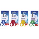 DONAU Foarfeca otel, 13cm, varf rotund, DONAU Kids - culori asortate