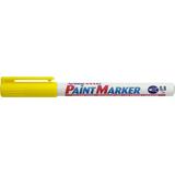 Artline Marker cu vopsea ARTLINE 444XF, corp metalic, varf rotund 0.8mm - galben