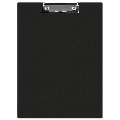 Clipboard dublu A4, plastifiat PVC, Q-Connect - negru