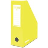 DONAU Suport vertical pentru cataloage, A4 - 10cm latime, din carton laminat, DONAU - galben