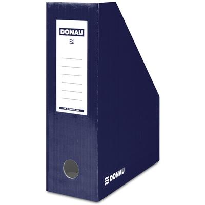 Suport vertical pentru cataloage, A4 - 10cm latime, din carton laminat, DONAU - bleumarin