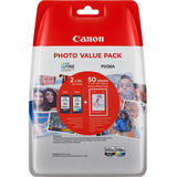 Canon PG-545XL + CL-546XL + Hartie GP-501 50 Coli