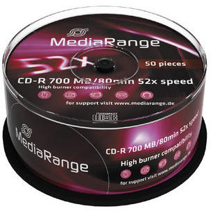 MediaRange  CD-R 52x 700MB Cake50