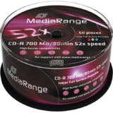 MediaRange MediaRange  CD-R 52x 700MB Print Cake50