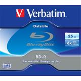 VERBATIM BD-R SL Datalife 25GB 6X Jewel Case No ID