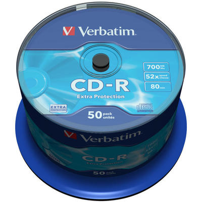 dublat-Verbatim  CD-R 52X 700MB SPINDLE 50PK EXTRA PROT.