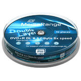 MediaRange MediaRange  DVD+R Double Layer 8.5GB  8x Cake10