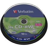 VERBATIM Verbatim  CDRW 8-12X 10PK SPINDLE DLP