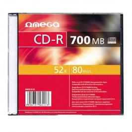 OMEGA OMEGA CD-R 700MB 52X SLIM CASE*1 [56113]