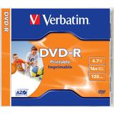 VERBATIM Verbatim DVD-R AZO 16X 4.7GB WIDE PRINTABLE SURFACE Jewel Case
