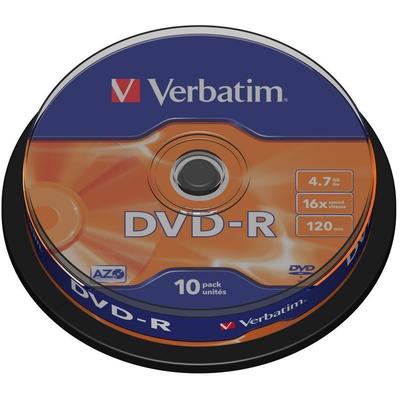 DUBLAT-Verbatim  DVD-R 16X 10PK SPIND MATT SIV