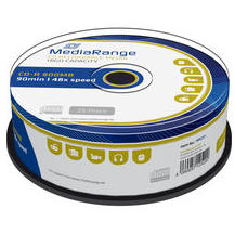 MediaRange CD-R 48x 800MB/90min Cake25