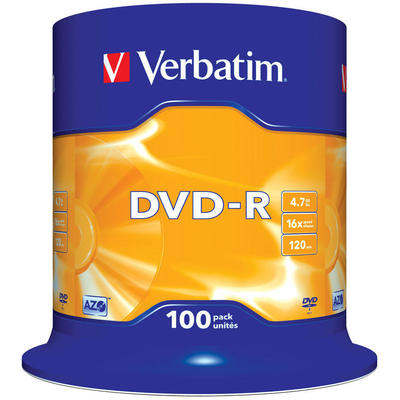 Verbatim  DVD-R 16X 100 PK SPINDLE 4.7GB