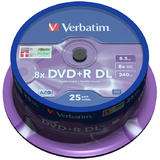 VERBATIM Verbatim  DVD+R DOUBLE LAYER 8X 8.5GB MATT SILVER SURFACE